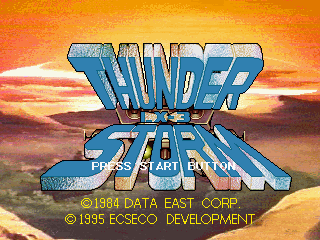 Thunder Storm LX-3 & Road Blaster screenshot 3 for Playstation